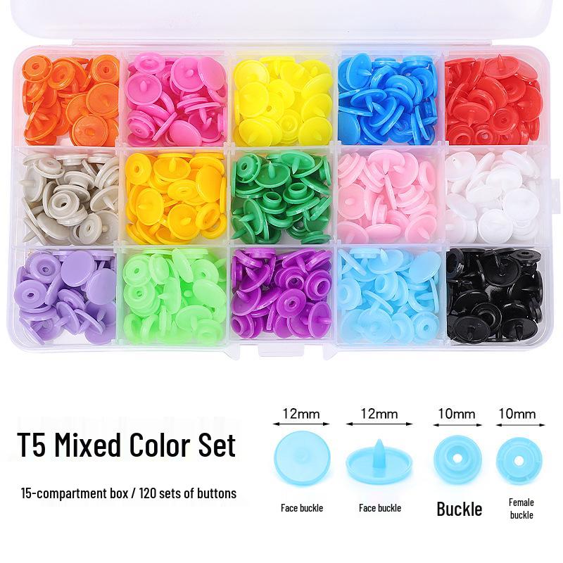 Κουμπώματα Κουμπωτά για Μωρά: Κρυφά Κουμπώματα Κλιπ Χωρίς Ράψιμο για Παιδικά Ρούχα