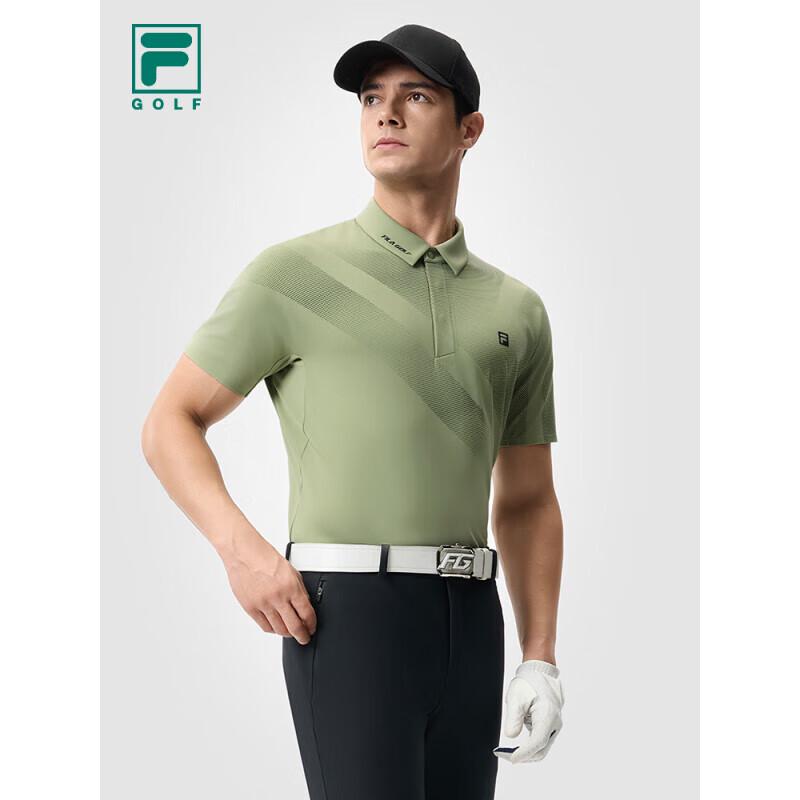 FILA Men s Knitted Golf Polo Shirt M