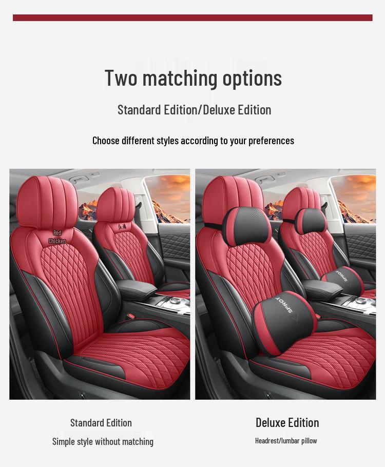 Custom All-Season Seat Cushion for Hongqi HS5 - Full Surround, Five-Seater Interior Cover