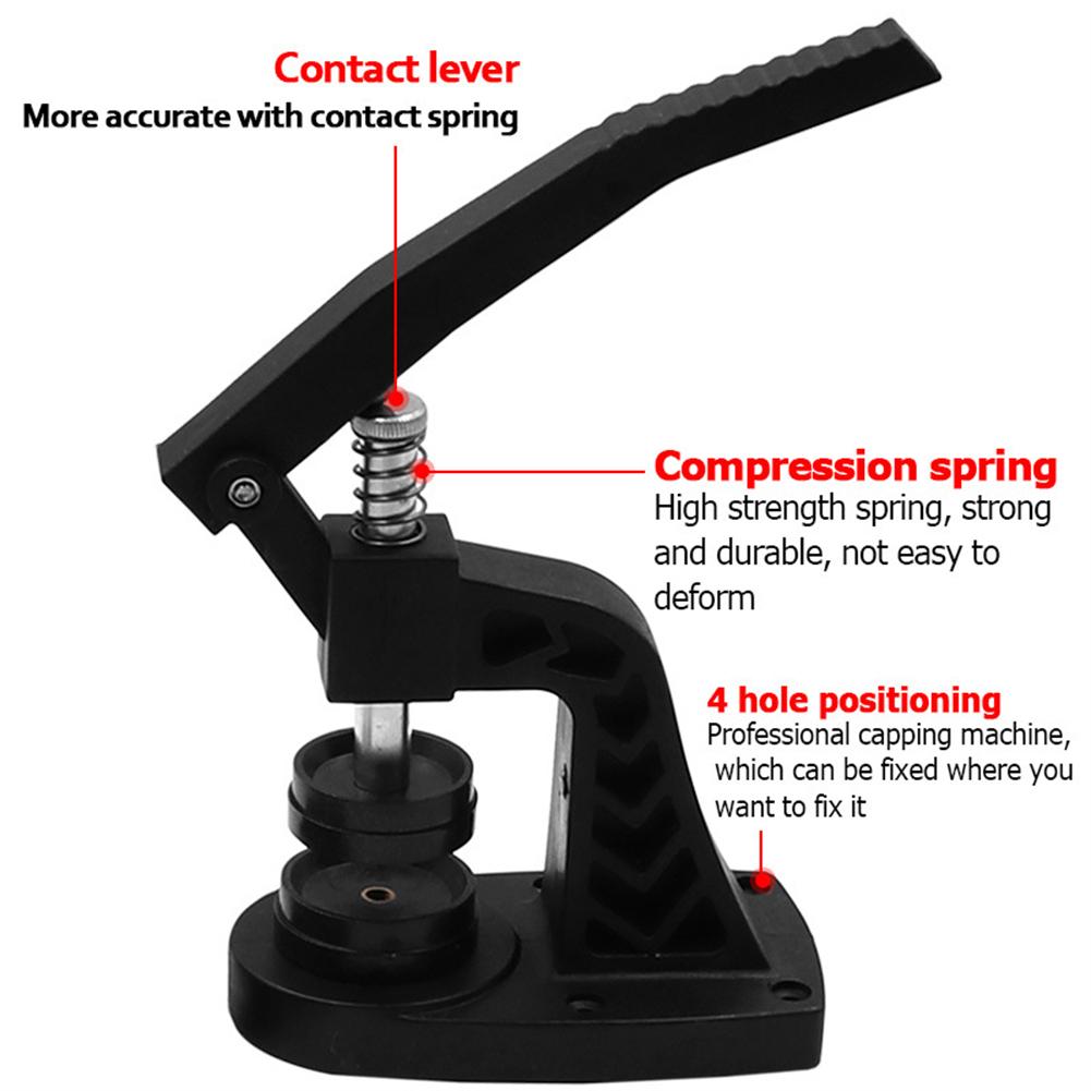 Watch Press Tool Kit Professional Capping Machine Watch Back Case Closer With 12 Dies For Repair Battery Replacement