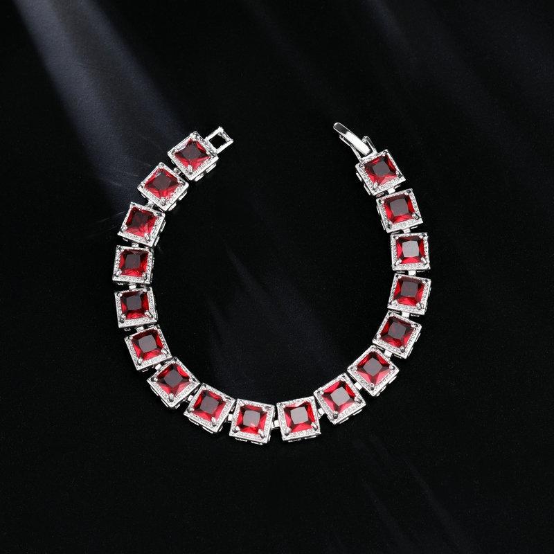 

Горячая Распродажа Модные Высококачественные Ювелирные Изделия Геометрический Квадратный Супер Флэш Циркон Инкрустированный Роскошный Модный Универсальный Браслет