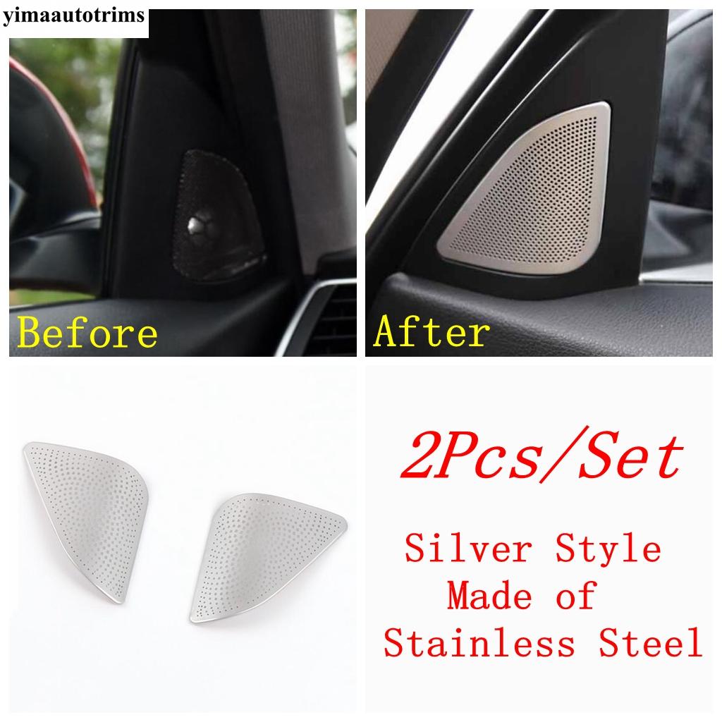 Car Styling Front Door A Pillar High Range Speaker Horn Loudspeaker Cover Trim Accessories For BMW 3 Series F30 320i 2013 - 2018