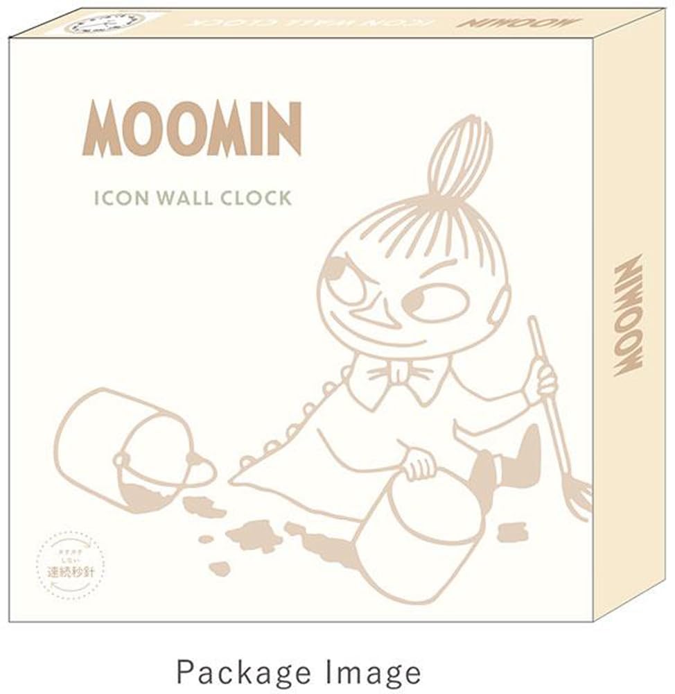 Nástěnné hodiny Tees Factory Moomin Icon béžové MO-5520472BE