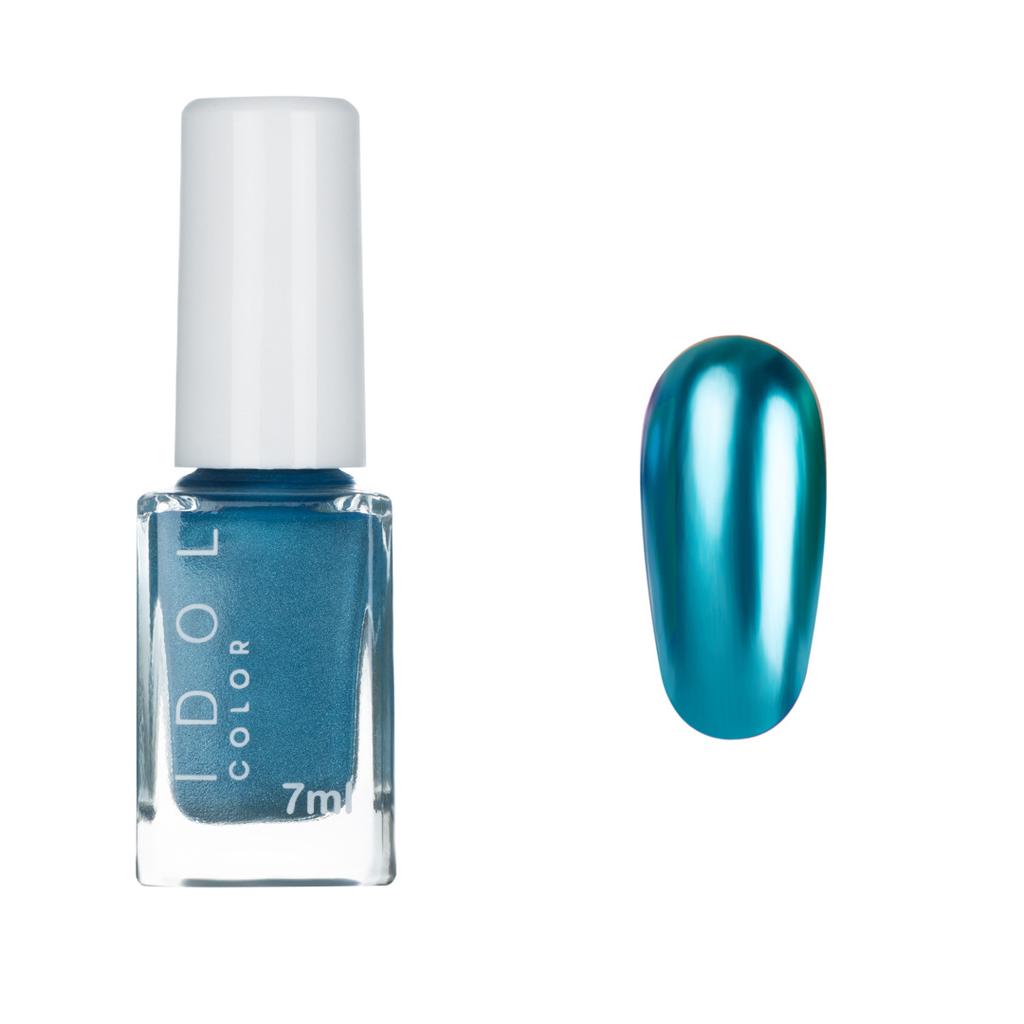 Mirror Metal Nail Polish, Non-baking and Long-lasting, Non-peeling, Quick-drying 12-color Metallic Nail Polish