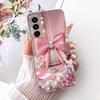 Clear For Samsung A26 SM-A266E SM-A266B Case For Samsung Galaxy A26 Cover Luxury Fashion Flowers Cute Kawaii Painted