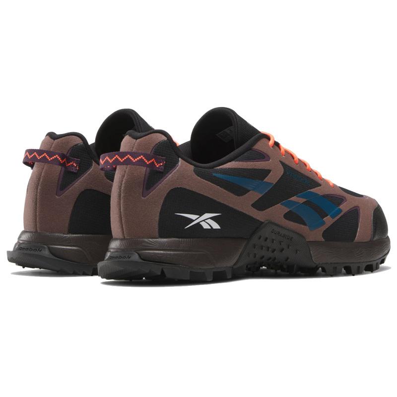 Reebok Low Top Running Shoes Unisex Black Orange Sneakers 100204888