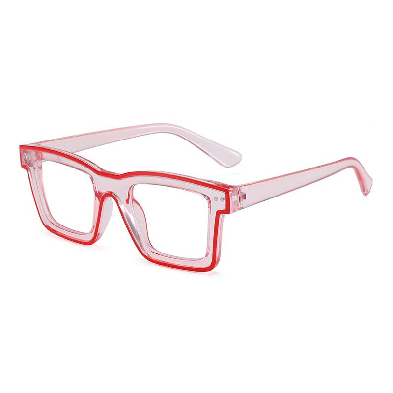 Anti-Blue Light Glasses Colorful Square Eyewear Women Fashion Luxury Eyeglasses Blue Light Blocking Man Lady Computer Eyeglas