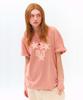 NP STUDIO 1981 Star Oversized Short Sleeve T-Shirt [ Dust Pink ]