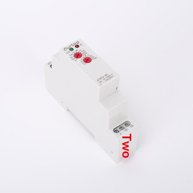 New 1Pcs 16A/250VAC Multifunction Timer Relay 12-240V Din Rail Type Time Delay Relay With 10 Function Choices ATMT1-M2 ATMT3-M1