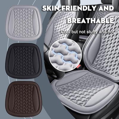 Summer 3D Car Seat Cover Sweatproof Breathable Seat Cushion Convex Design for Heat Dissipation Auto Chair Mat Pad J6Q9
