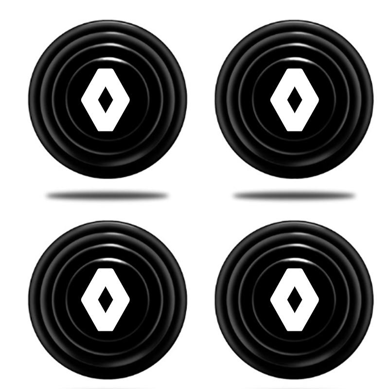 Door Cushioning Protection Silicone Shock Pad For Renault RS Megane 2 3 Kadjar QM6 Clio Koleos Espace Captur ZOE Captur Twingo S888