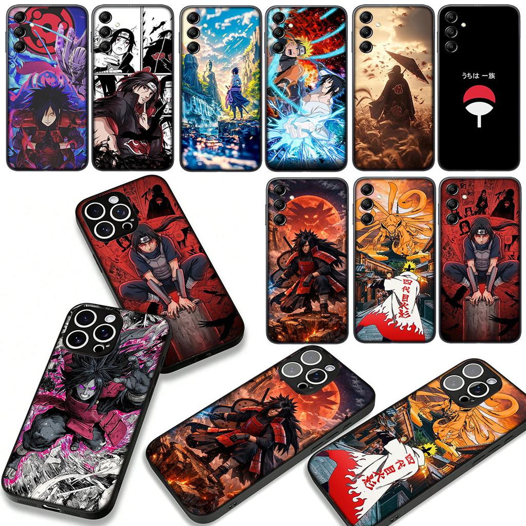 Narutos Itachi Sasuke Uchiha Madaras Cover Phone Case for Apple iPhone 17 16 15 11 Pro XS Max XR 6 7 8 Plus + SE 2020 5 16E