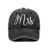 2024 Retro Embroidered Mr. and Mrs. Distressed Baseball Cap - Hip Hop Dad Hat