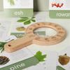 Montessori Magnifying Glass Toys Wooden Plant Cognition Cards  Kindergarten Kids
