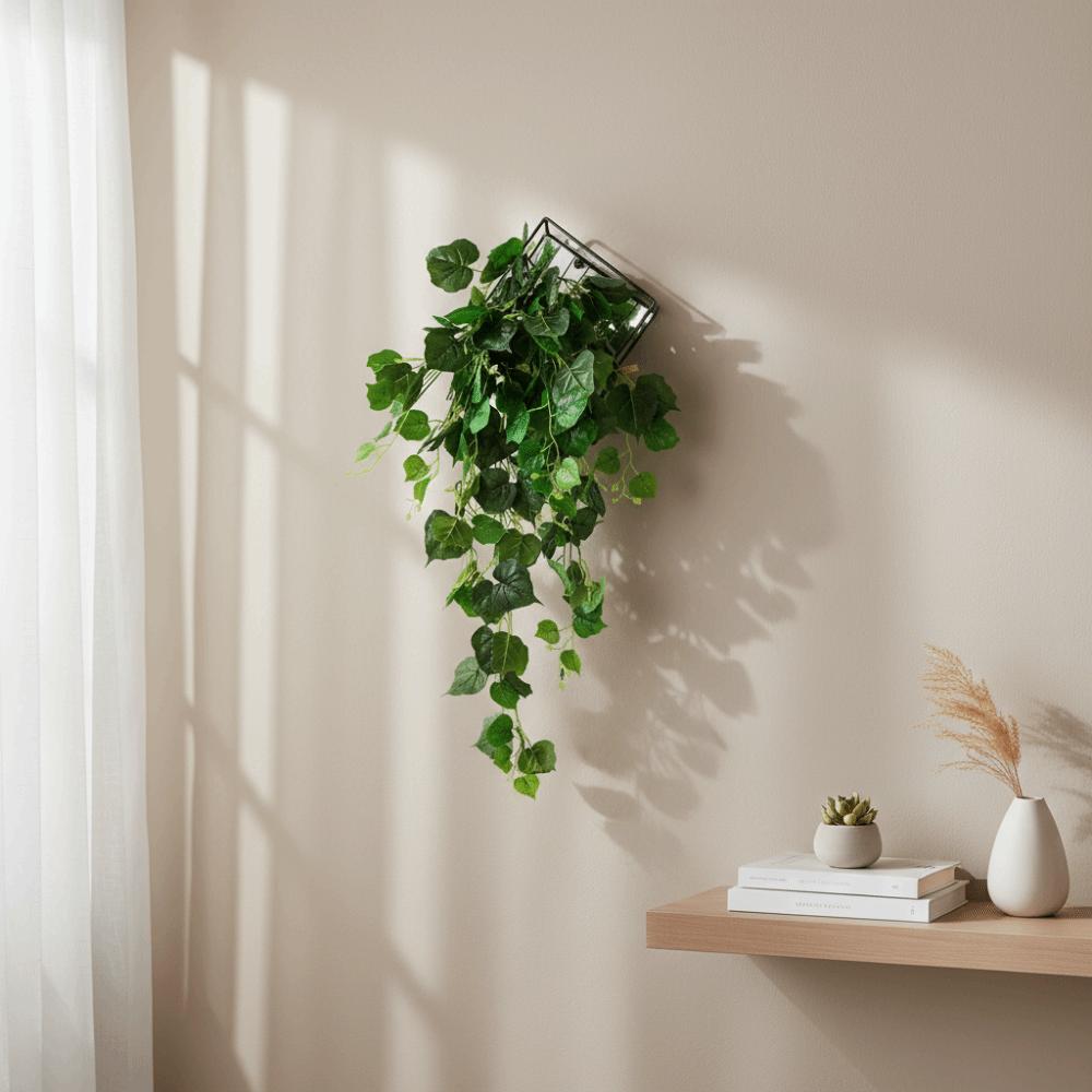 Plastic Fake Hanging Plants Handmade Artificial Realistic Vine Plants Lifelike Decorative Simulation Greenery Photography Props
