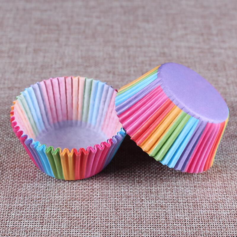 Changbaosen Rainbow Cake Paper Cups