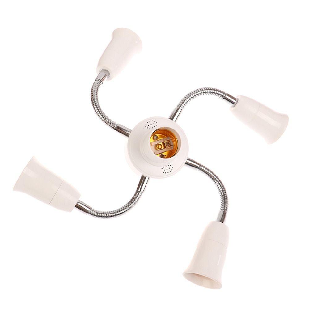 with Extension Hose E27 Lamp Holder Converter Bulbs Adapter E27 Light Socket Splitter   Office