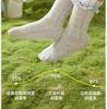 Girls' socks with spring and summer lace, children's summer boneless lace mesh socks, girls' babies' mid tube princess lace socks