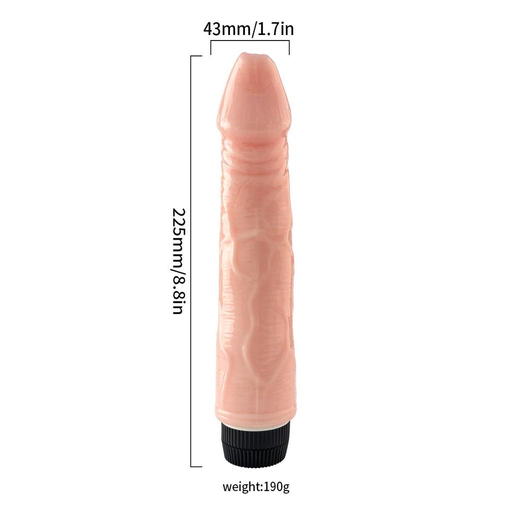 Soft Vibrator Dildo Realistic Penis G-spot Clitoral Stimulator Female Masturbator Adult Sex Toys