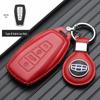 Genuine Leather Key Case for Geely Boyue, Xingyue L, Binyue ICON, Xingrui, Panda Mini - Premium Metal Shell