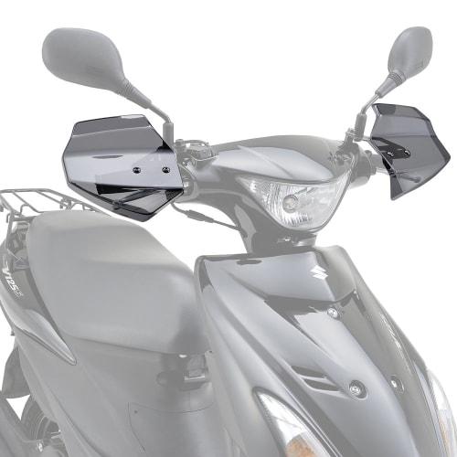 Daytona Motorcycle Knuckle Guard Polycarbonate General Purpose Aero Knuckle Visor Left and Right Set Smoke 90962