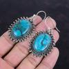 Tibetan Turquoise Earring Gemstone Handmade Earring 925 Sterling Silver Earring Genuine Tibetan Turquoise Jewelry Gifts For Her Drop Earring