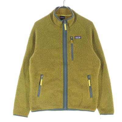 Jaqueta de Fleece com Logo de Um Ponto Manga Longa XL Marrom STY65411FA20 Usada Infantil
