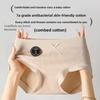 Plus Size Women's Spring and Summer New Cotton Antibacterial Skin Friendly Nude Briefs