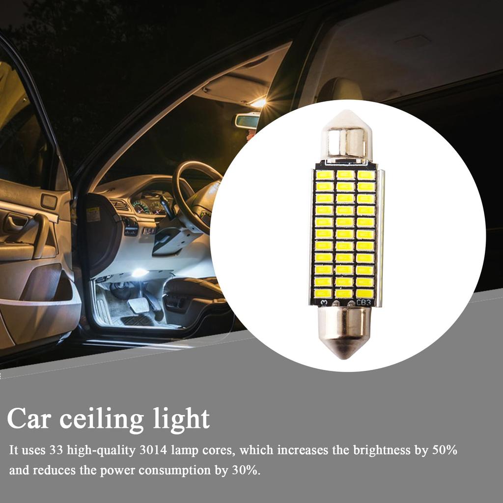 Car Dome Lights, LED Dome Bulb, Double Chip Car Roof LED 41mm -