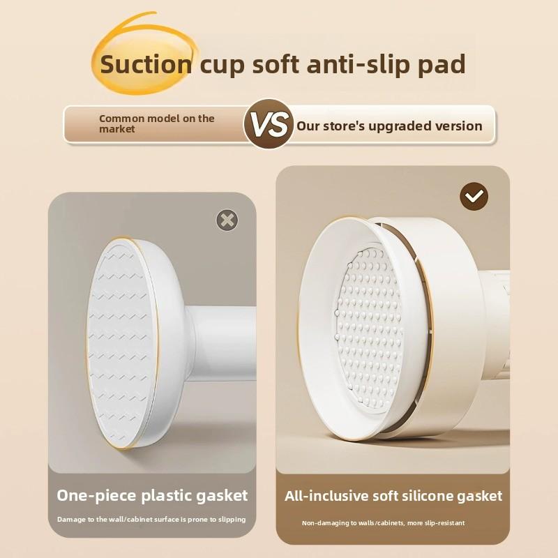 Adjustable Telescopic Rod for Shower Curtain and Clothes Without Drilling Stainless Steel