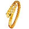 Snake Head Bracelet Sand Color Snake Shape Imitation Women's Fashion Versatile Birthday