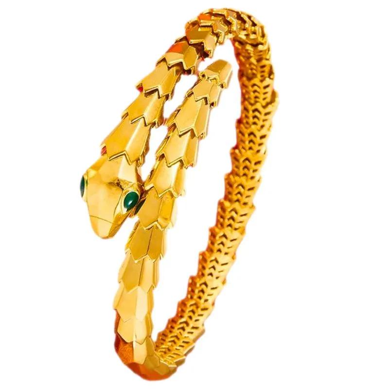 Snake Head Bracelet Sand Color Snake Shape Imitation Women's Fashion Versatile Birthday