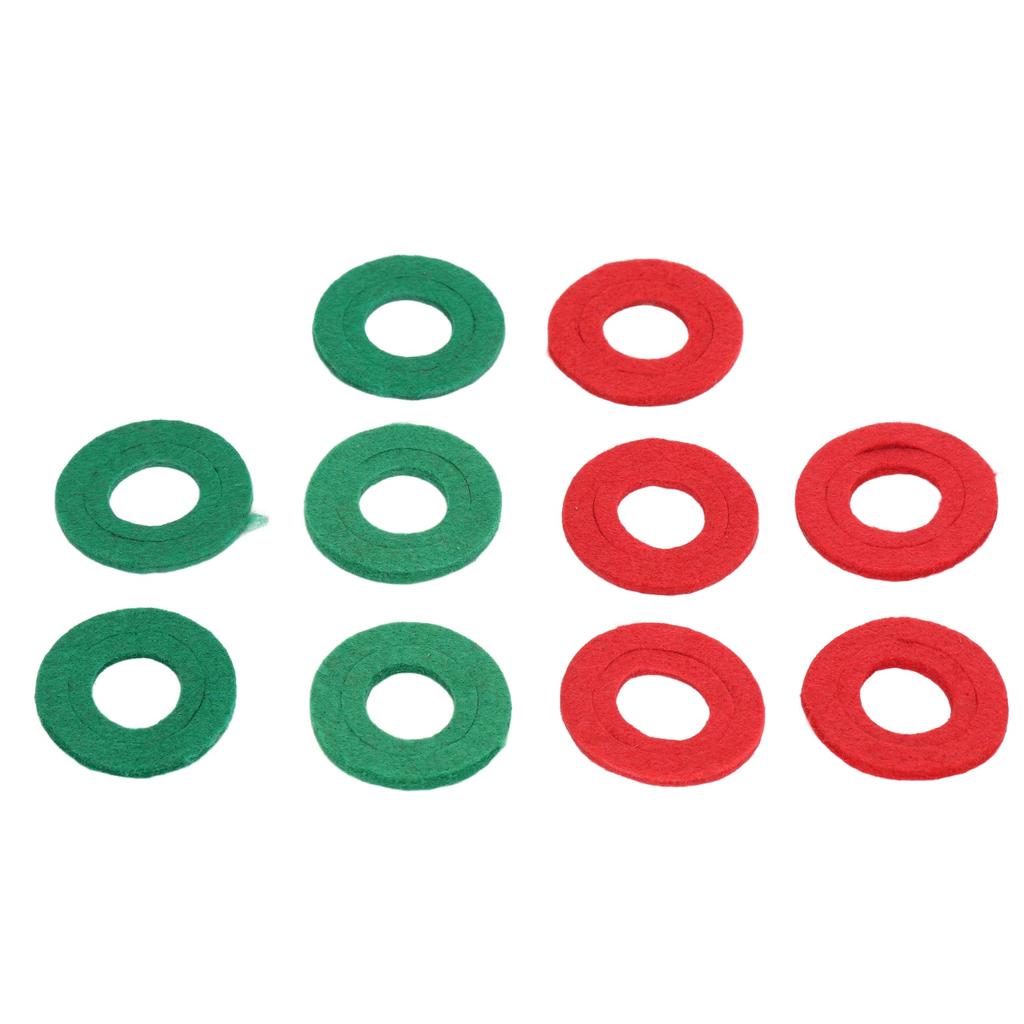 10 SZT. Podkładki włókninowe Ochraniacze na zaciski akumulatora Uszczelki chroniące przed wyciekami Czerwone i Zielone
