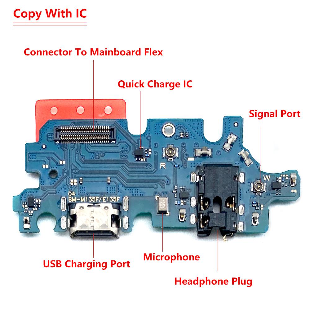 For Samsung A11 A11 1G A11S A11 A11 A11 1G A11S A11E USB Micro Charger Charging Port Dock Connector Microphone Board Flex Cable