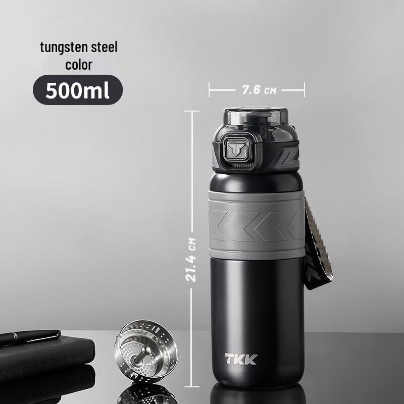 TKK 316 Stainless Steel Dual-Drink Insulated Water Bottle