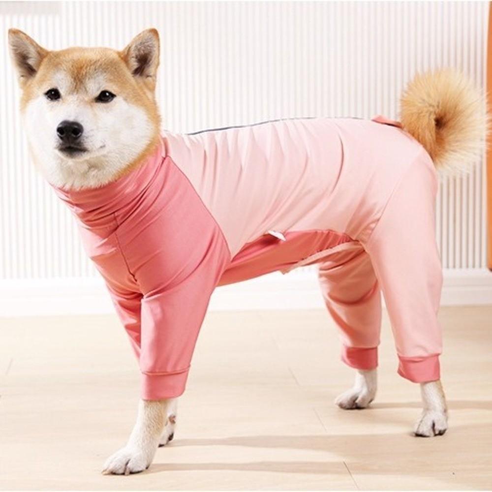 Elastic Dog Jumpsuit Soft Dog Sterilization Suit Dog Anti-hair Loss Clothing  Home Wear