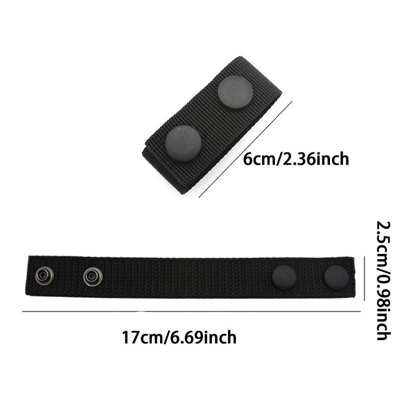 4 Stück Gürtelschnalle Schwarzes Nylon Tragbar Herren Damen Outdoor Praktisch Einfache Gürtelschnalle Zum Befestigen und Verstellen von Gürteln