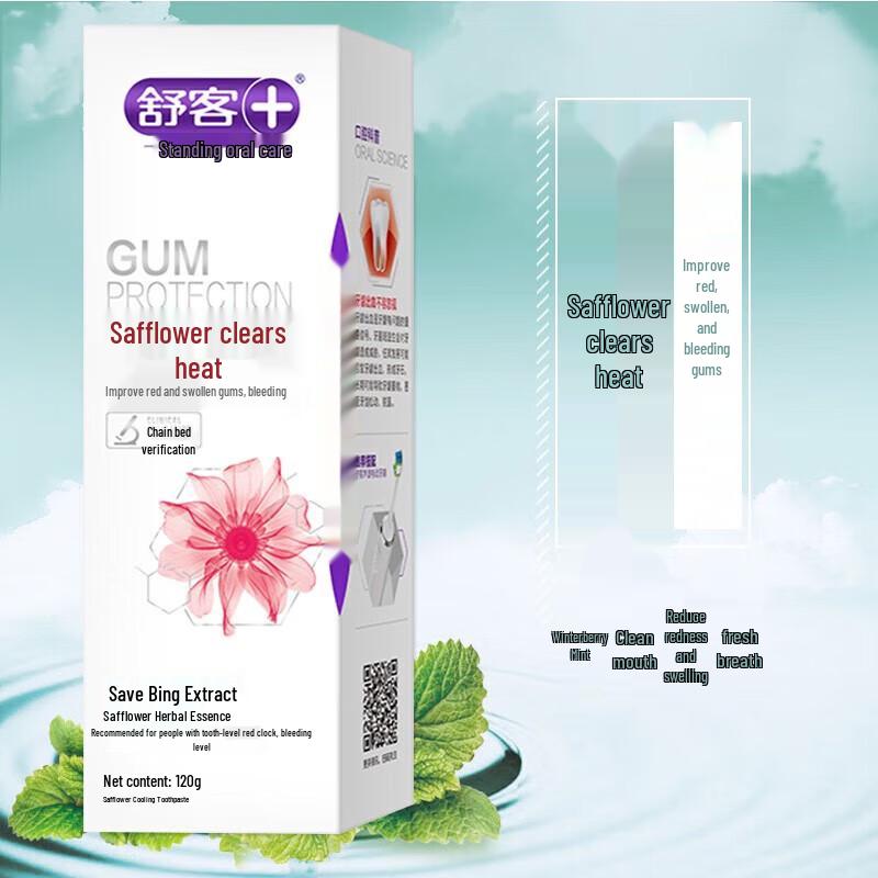 Shuke Safflower Heat-Clearing Fresh Breath Toothpaste