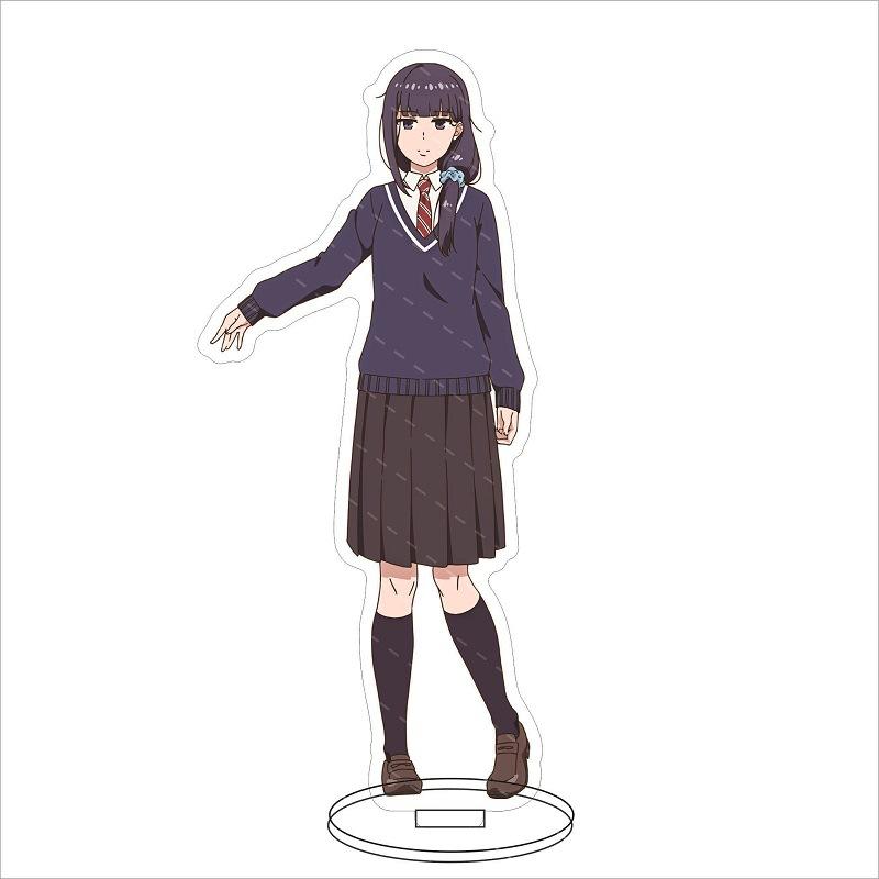 Anime Tomochan Is A Girl! Acrylic Stand Model Doll Tomo Aizaw Junichiro Kubota Action Figure Desktop Model Decor Toy Gift 16cm