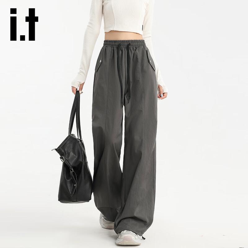 Izzue IT Women's High-Waist Convertible Cargo Track Pants