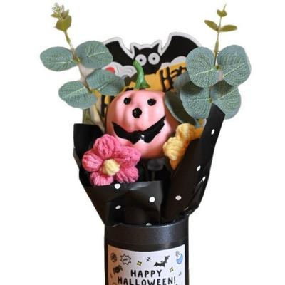 Nowe Kreatywne Dekoracje Dyniowe na Halloween Gotycki Design Dyni Sztuczne Kwiaty Rekwizyty Bukiet Sztucznych Kwiatów DIY Akcesoria Imprezowe