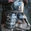 Średniowieczny napierśnik Stalowa zbroja Krasnoludzka spódnica z kirysem Nadający się do noszenia rycerz Półkombinezon Ochraniacz napierśnika Kostium na Halloween