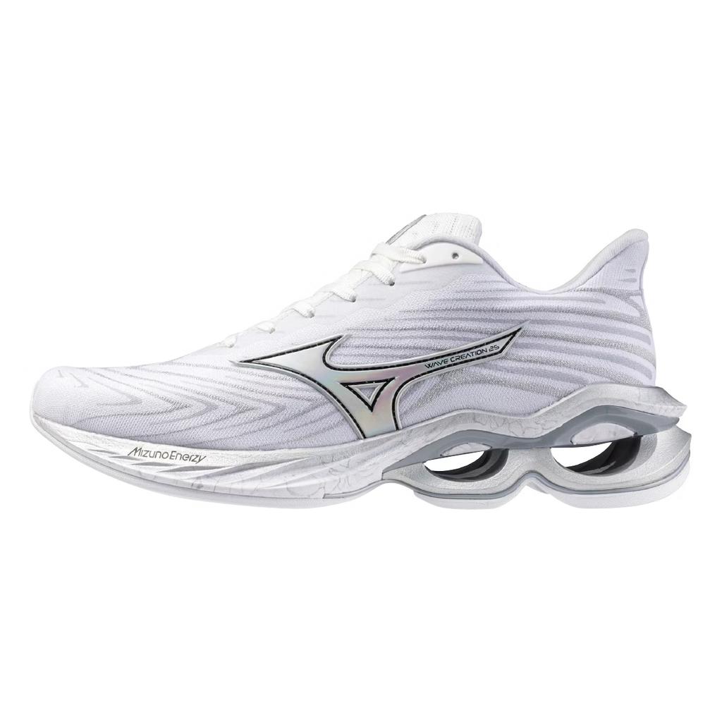 Mizuno Wave Creation 25 Jubiläum Weiß Silber Herren Sneaker Nimbus-Cloud J1GC242801
