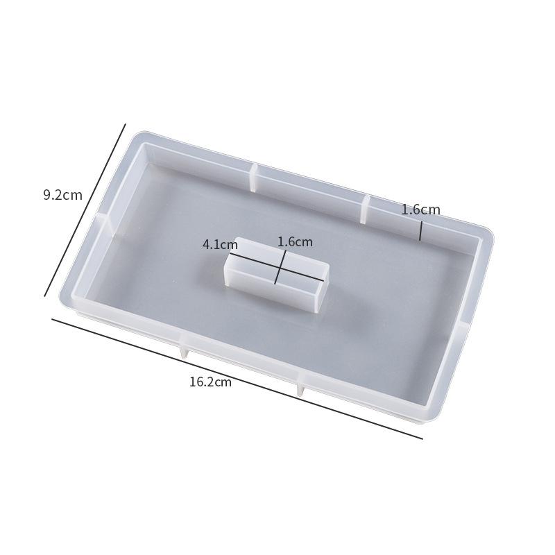 WTEMPO DIY Epoxy Resin Molds Kit with Colorful Bead Chains Big Heart Small Heart Shaped Design with Base Hanging Photo Frame Molds