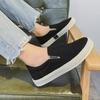 Tênis Casuais Slip-On de Lona Brancos Masculinos para Primavera, Respiráveis Estilo Old Beijing