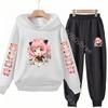 Kinder Anzug Hoodies Oberteil+Hose Mädchen pink Junge schwarz Alter 3-12 Jacke Freizeit Kleinkind Sweatshirt Anime Spy X Family Kleidung