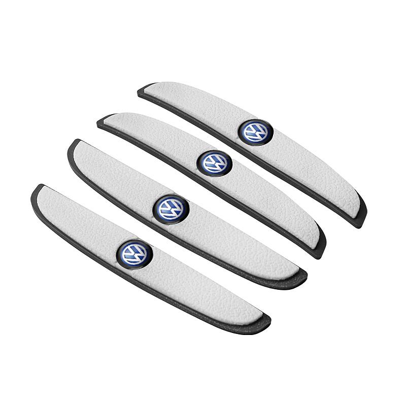 

2026 Hot For Volkswagen VW 4Pcs Rubber Anti Collision Strip Car Body Protector Stickers For Volkswagen VW Golf Phaeton Polo Arte