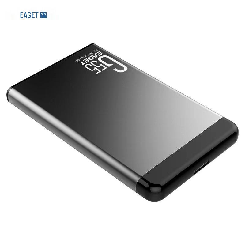 Eaget G55 2.5-inch Portable External Hard Drive, 1TB High-Speed USB 3.0 for Computer & Mobile Phone