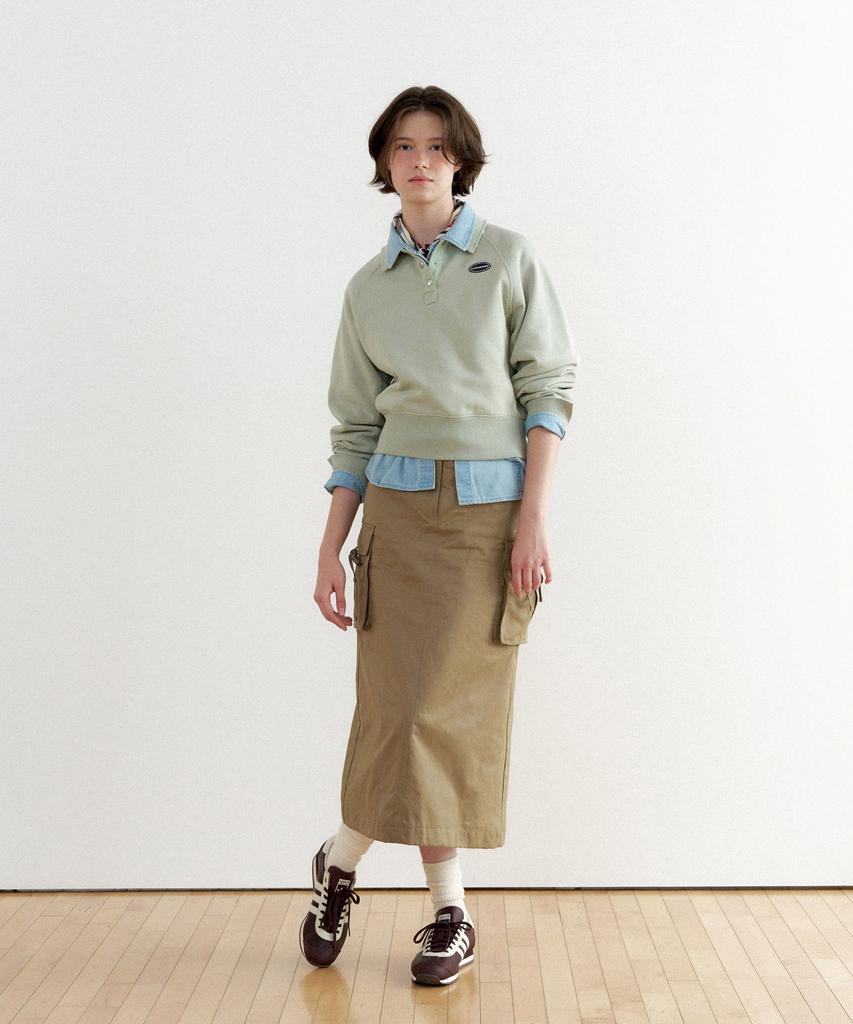 COVERNAT WOMAN Cargo Skirt Khaki