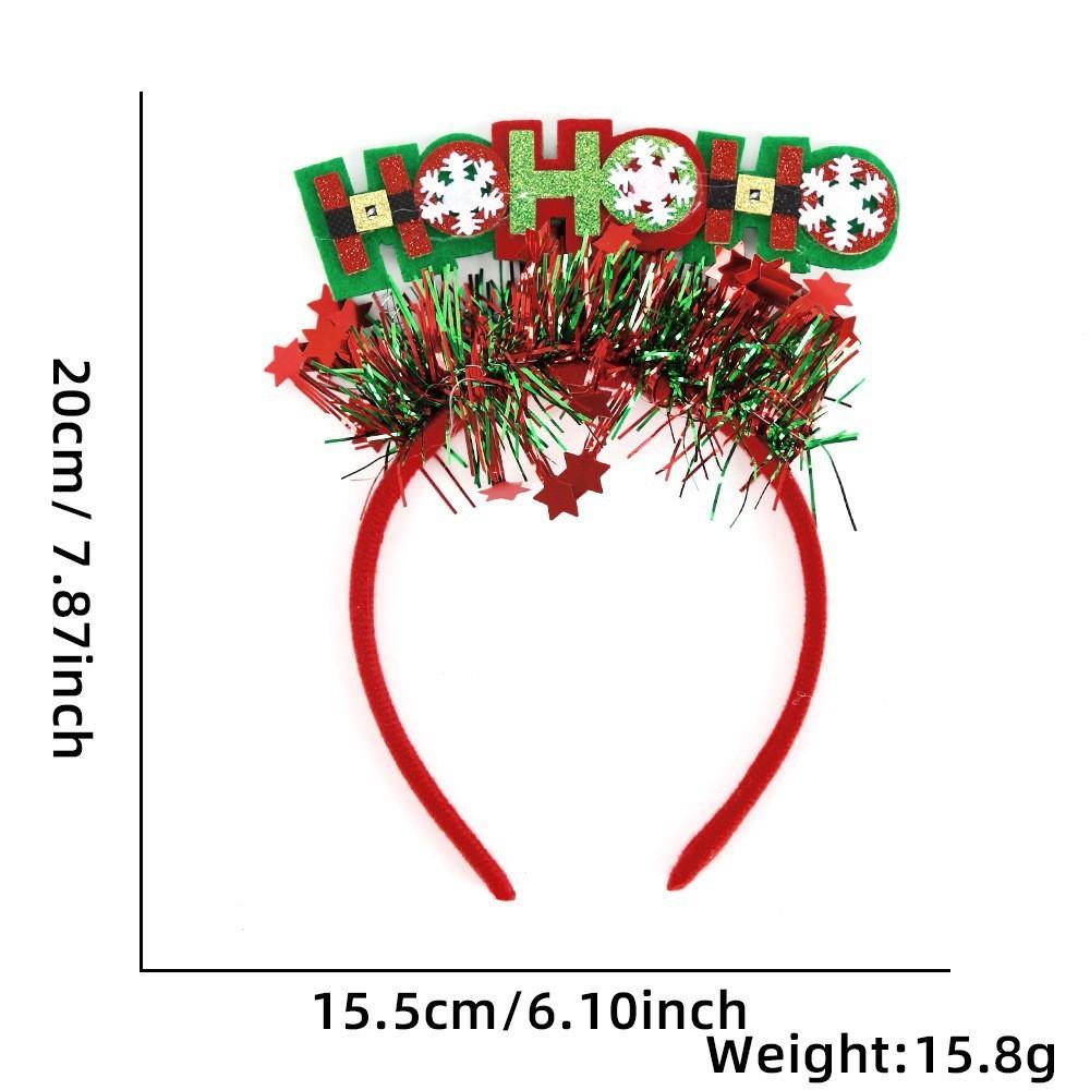 Colorful Headbands Christmas For Festive Parties With Santa And Tree Motifs For Ages All